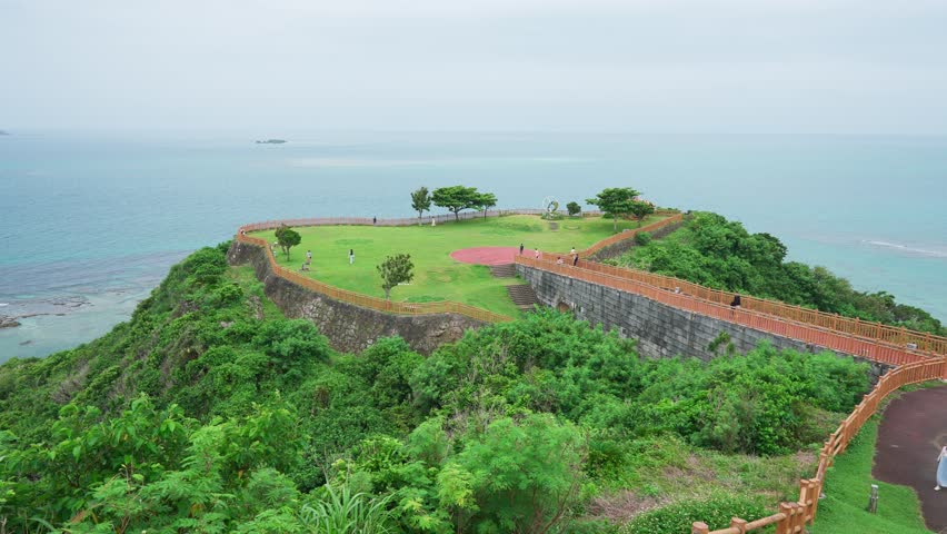 Natural Scenery and Coastal Landscapes in Okinawa, Japan