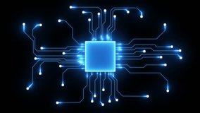 Blue Glowing Circuit Board with PC Text on Central Processor Against Black Background pay per click - Powered by Shutterstock - Get 15% off with code: PIKWIZARD15