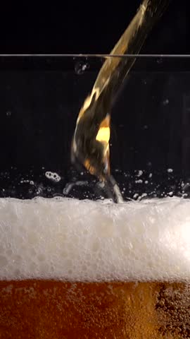 Experience the Stunning Beauty of Beer Poured in Super Slow Motion at 1000 Fps With Captivating Foam and Bubbles
