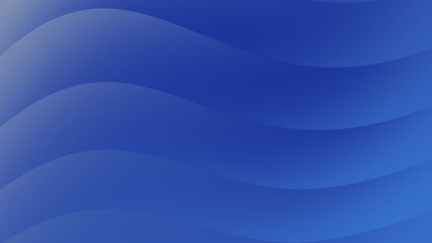 Steel Dark Blue Gradient Background Smooth Abstract Wave Layers 4K Video.
