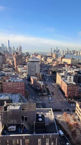 Ariel view of the New York city