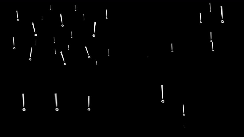 exclamation mark Text Expression animation on background. Flying text pack expression