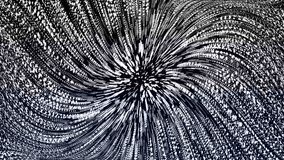 Abstract white digital particle spiral tunnel with matrix style vortex on black background - Powered by Shutterstock - Get 15% off with code: PIKWIZARD15