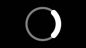 4k Animated loading circle design element to enhance user experience and convey data transfer with modern design perfectly loop and customizable. - Powered by Shutterstock - Get 15% off with code: PIKWIZARD15