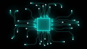 Glowing Neon I P O Circuit Board Technology Concept Digital Network Connection Data Flow Abstract - Powered by Shutterstock - Get 15% off with code: PIKWIZARD15