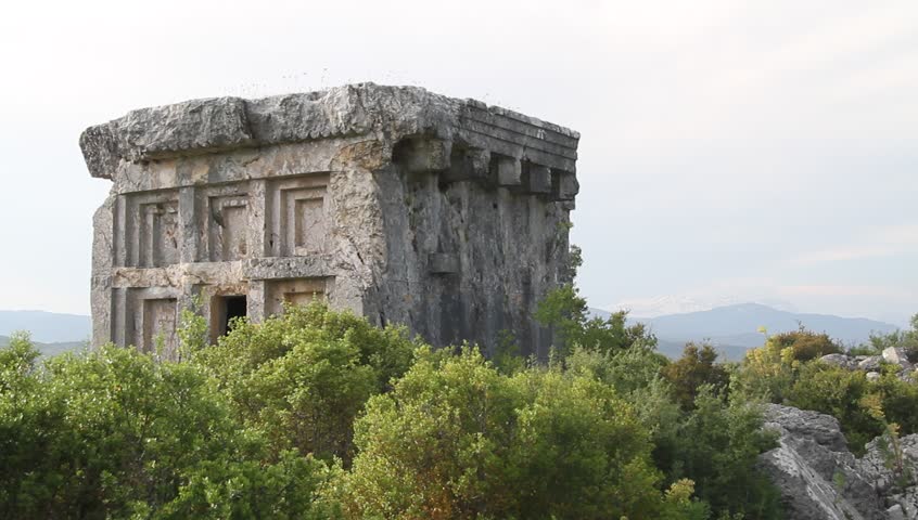 Sarcophagus in Phellos, Turkey