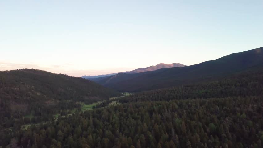 Valle Vidal New Mexico Aerial 