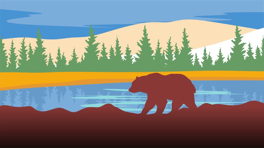 Kings Canyon National Park with beautiful and charming views of nature and sky