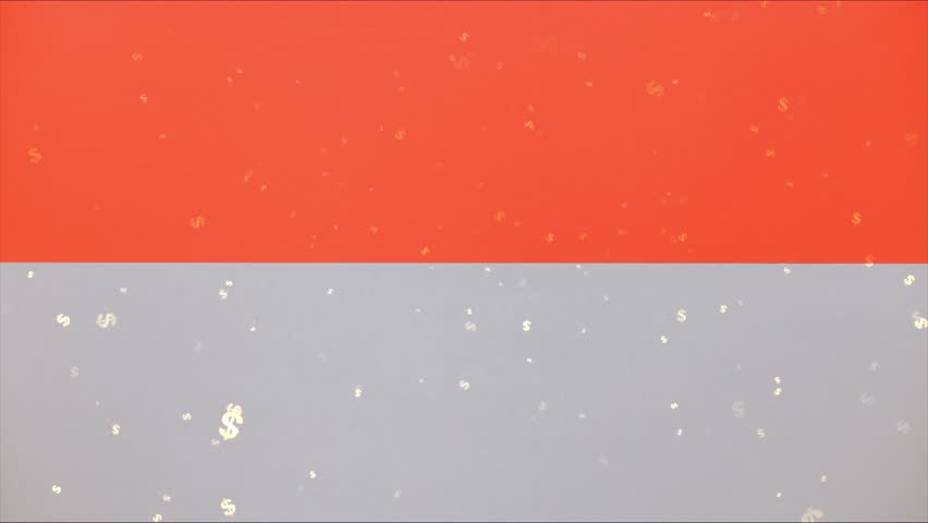 Black Friday Sale Animation: Dollar Rain on Calendar Date