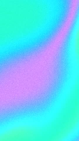 4k seamless loop Pastel iridescent grain noise gradient - soft wave pattern, green, purple, pink. Modern 90s, Y2K style, holographic effect, fluid design. Background, screen saver, digital art, banner