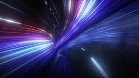 High Speed On Neon Light Highway Background Loop - Powered by Shutterstock - Get 15% off with code: PIKWIZARD15
