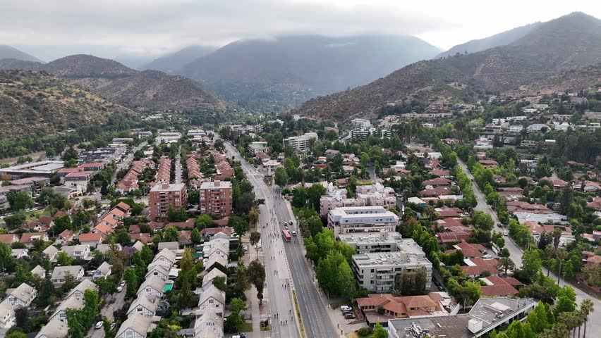 Prestigious Avenues of Las Condes, Metropolitan Region, Country: Chile