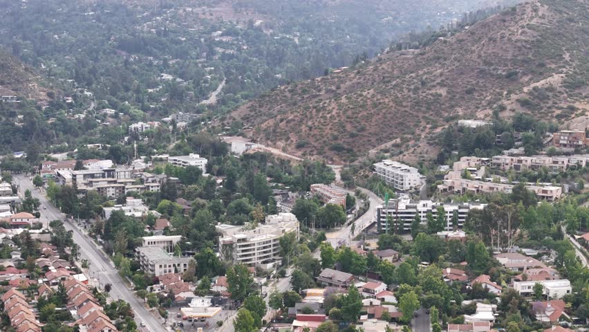 Hillside Neighborhoods of Las Condes, Metropolitan Region, Country: Chile