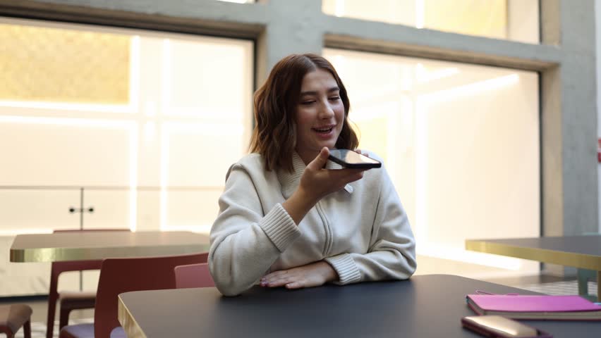 Artificial Intelligence creates friendly everyday bond as student laughs and shares funny stories through voice chat turning routine moments into light relaxed connection