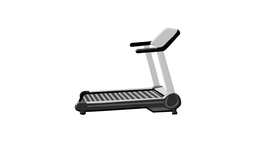 2D Animated treadmill for indoor cardio fitness training. Great for gym promos, workout videos, health apps, and active lifestyle content.