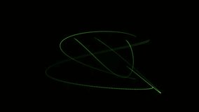 Dynamic neon lines form abstract shapes against a dark backdrop. Ideal for creative projects needing a modern, energetic feel. - Powered by Shutterstock - Get 15% off with code: PIKWIZARD15