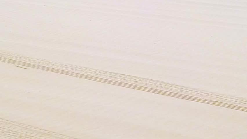 A drive through the dunes of Boa Vista Island, Cape Verde, Africa