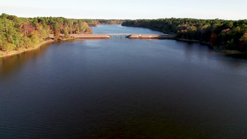 Aerial footage of Lake O