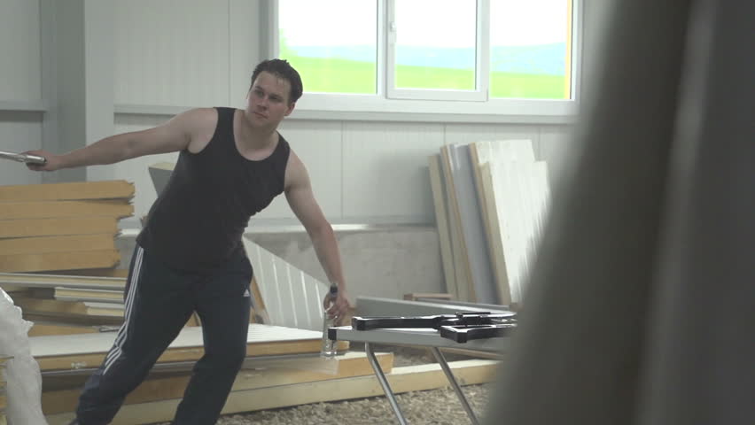 Russian Dealer running and firing gun