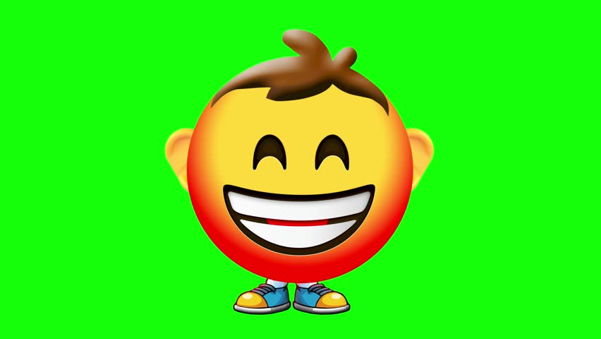 Beaming Face Emoji Loop Animation