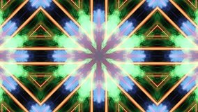 Colorful Kaleidoscope Pattern with Geometric Shapes and Vibrant Colors Motion Background. - Powered by Shutterstock - Get 15% off with code: PIKWIZARD15