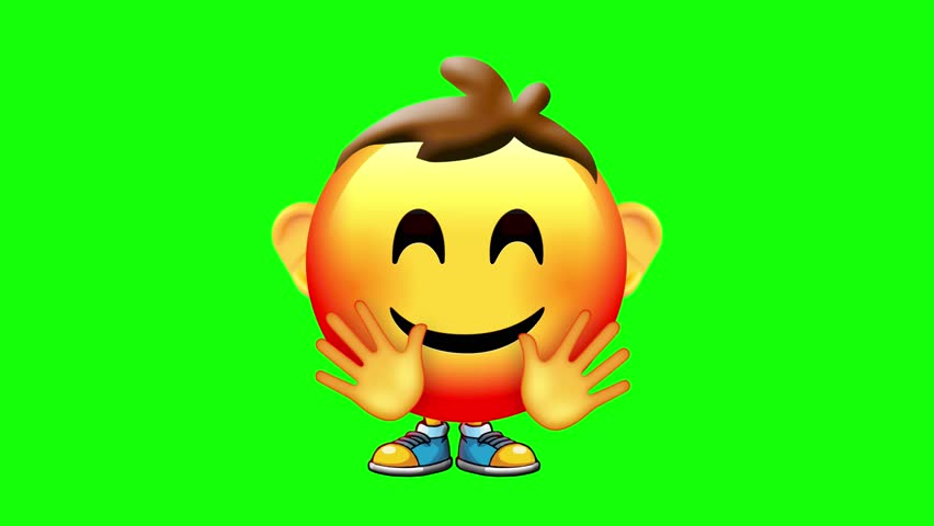 Hugging Face Emoji Loop Animation