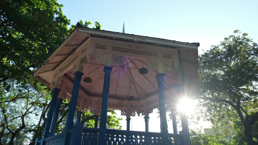 Gazebo on a public square 