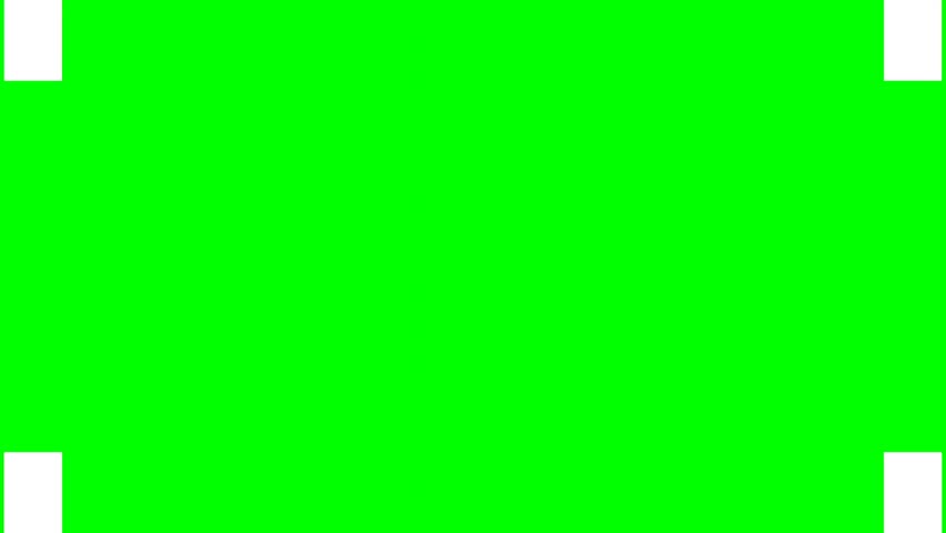Green Screen Minimal Lower Third and Corner Overlay for Social Video Seamless Loop