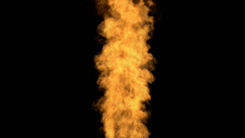 CG Column of Fire w/alpha channel