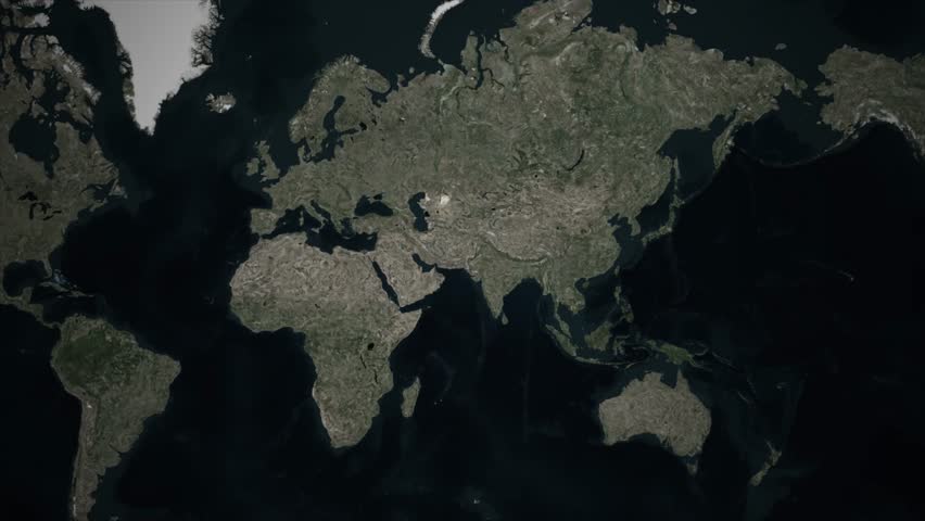 Animated satellite map of the world zooming in to pinpoint the location of Hangzhou, China, within the outlined Zhejiang province. Ideal for news, geography, or travel projects.