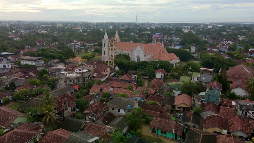 Drone footage of St. Sebastian