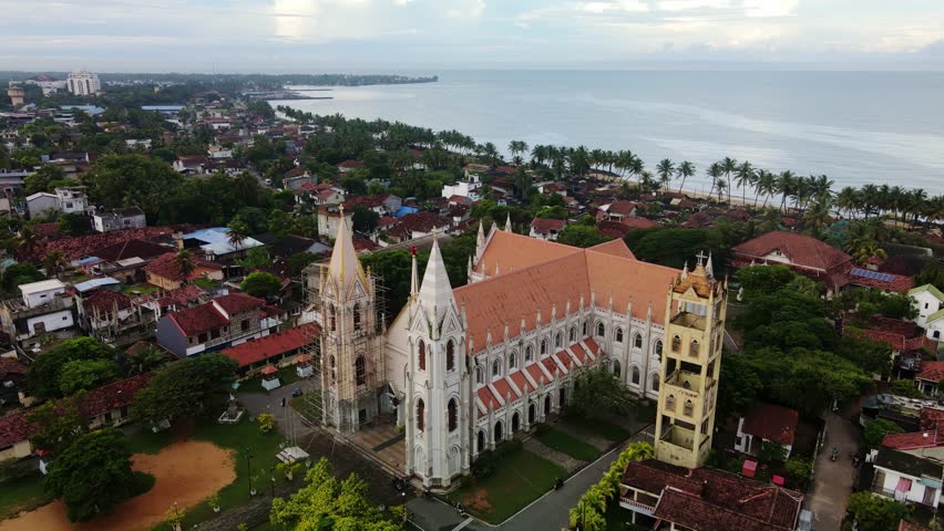 Drone footage of St. Sebastian