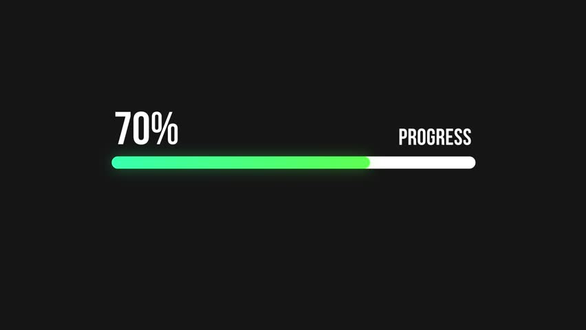 profit 70% circle animation motion design