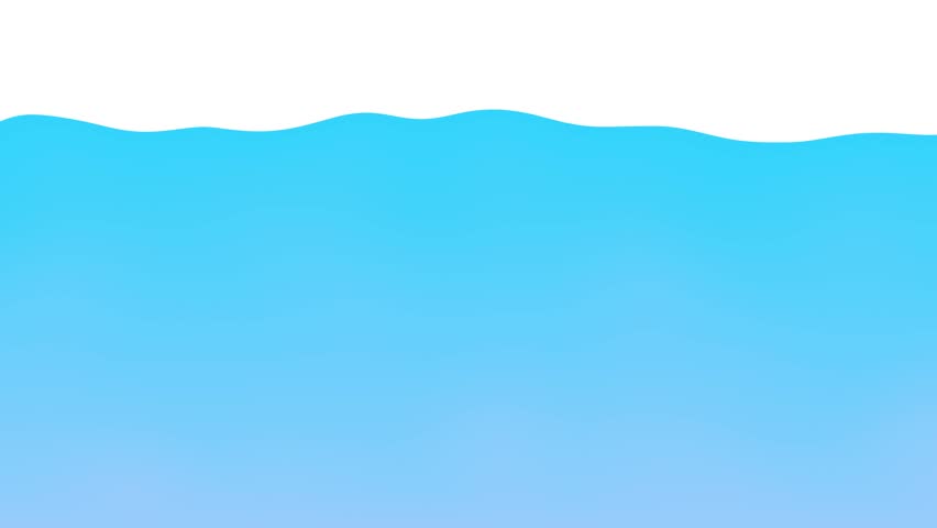 water wave motion animation simple design
