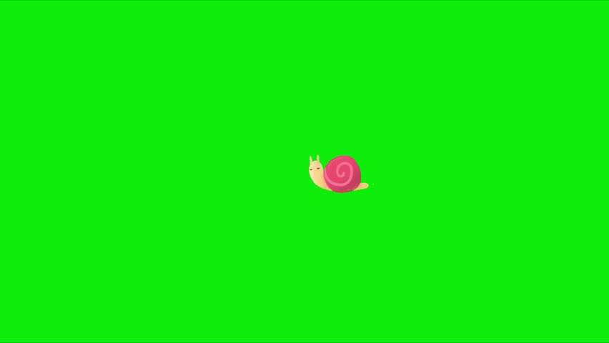 Cute Snail Animation, Perfect for children’s content, educational videos, storytelling, eco-themed projects, cartoons, presentations, and social media animations. Animation, green screen background. 