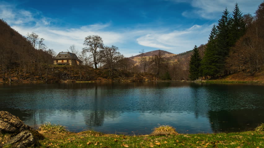 Bethmale lake time-lapse, France