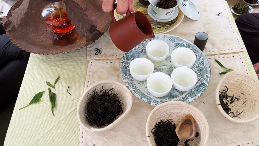 Persian tea experience with ancient tradition cultural heritage methods clay brewing kettle elegance harmony healing herbal drink healthy preparation ritual hospitality garden Iran vintage wellness