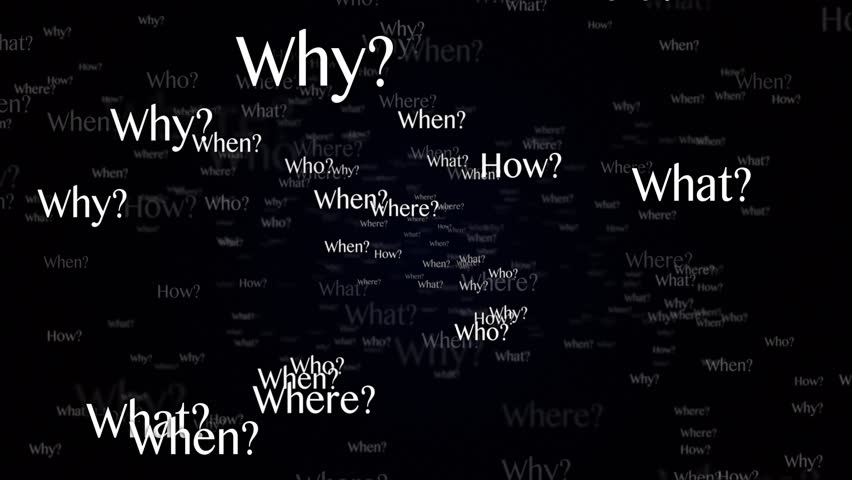 ANY QUESTION Keywords, Five Ws, Animation, Loop
