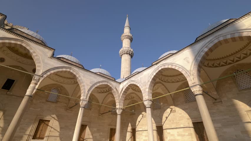 Süleymaniye Mosque, one of the iconic structures of Istanbul, Turkey.