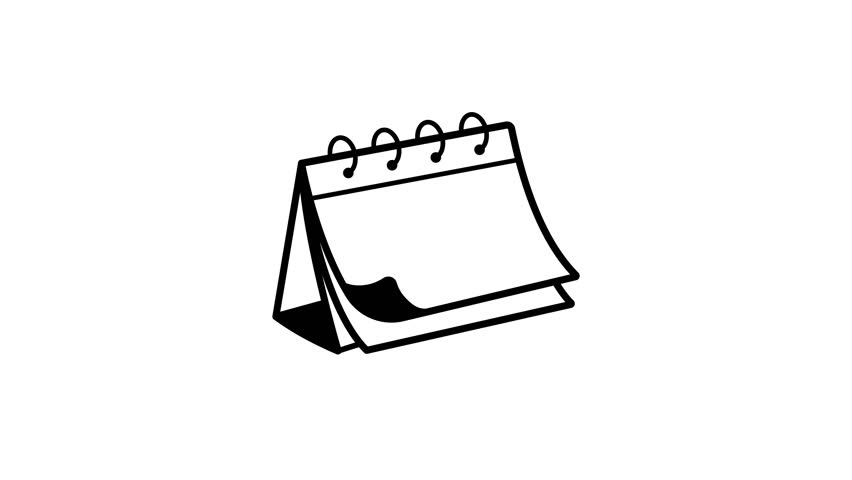 Grab this animated icon of christmas calendar, christmas day vector in trendy design
