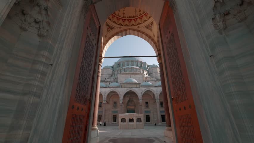 Süleymaniye Mosque, one of the iconic structures of Istanbul, Turkey.