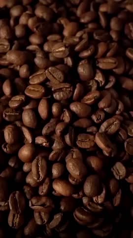 Selected quality raw coffee beans