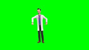 3D male doctor giving thumbs down gesture on green screen. Medical professional expressing rejection or warning, ideal for healthcare presentations, hospital ads, health education, and digital marketing videos.
 - Powered by Shutterstock - Get 15% off with code: PIKWIZARD15
