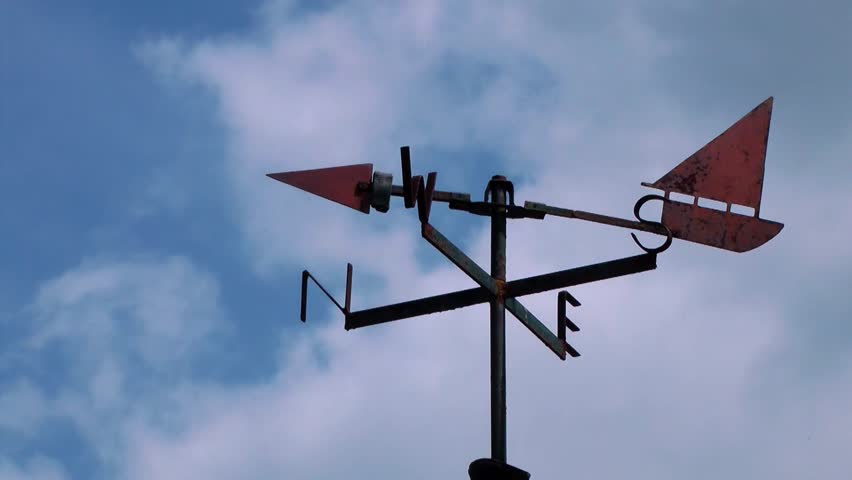 Weather Vane and Clouds