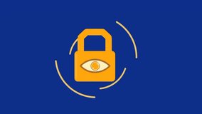 Padlock with eye symbol representing data privacy and digital security protection. Modern cybersecurity concept illustration. - Powered by Shutterstock - Get 15% off with code: PIKWIZARD15