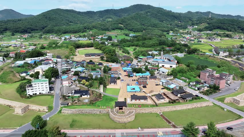 Myeoncheon-eupseong Fortress and Village Scenery, Dangjin-si , Chungcheongnam-do