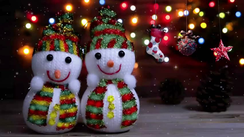 ⛄ Cute Snowmen Christmas Decoration Video