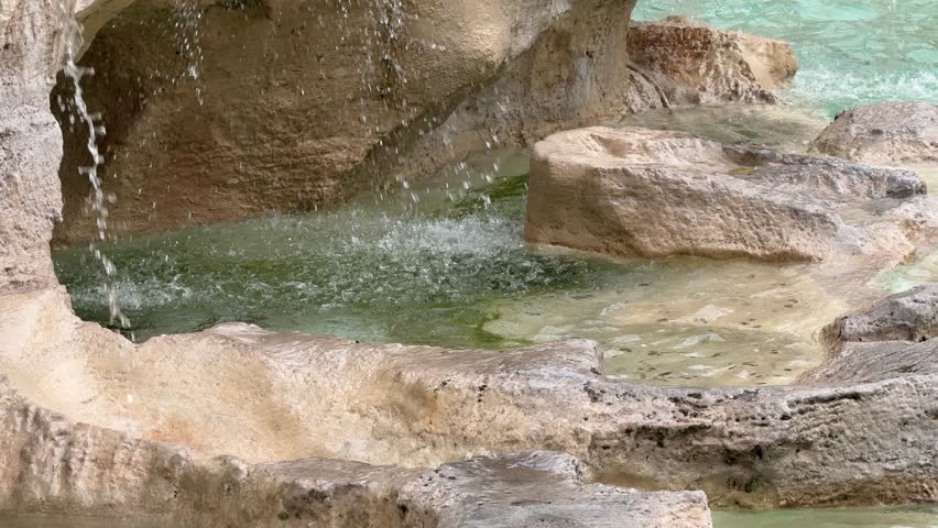 The Trevi Fountain Fontana di Trevi in Rome city, Italy.