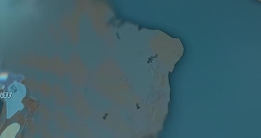 Territorial formation of Brazil starting in 1500