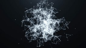 Abstract network of glowing lines and nodes forming a dynamic digital structure, AI data connections, futuristic technology visualization 
 - Powered by Shutterstock - Get 15% off with code: PIKWIZARD15